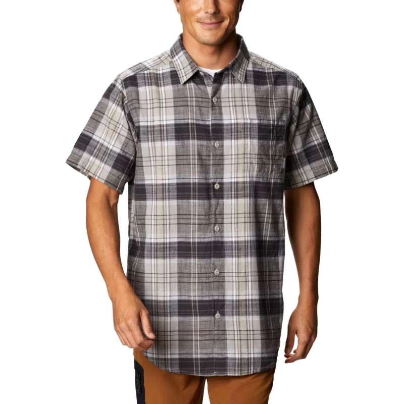 Сорочка чоловіча Columbia  Under Exposure ™ YD Short Sleeve Shir сіра 1715221-025 — фото 1