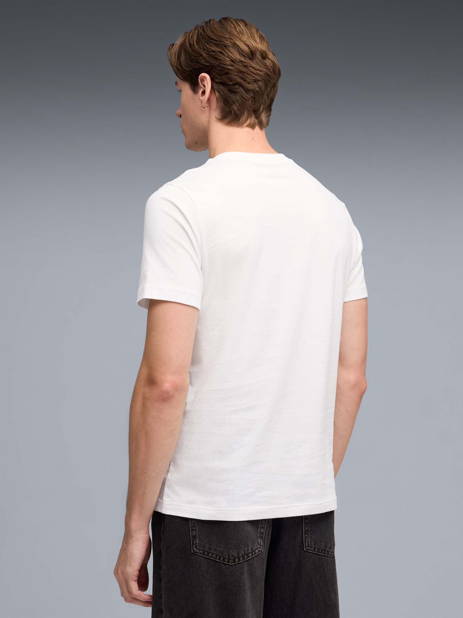 Футболка мужская Puma GRAPHIC Wording Tee белая 69177502 изображение 3