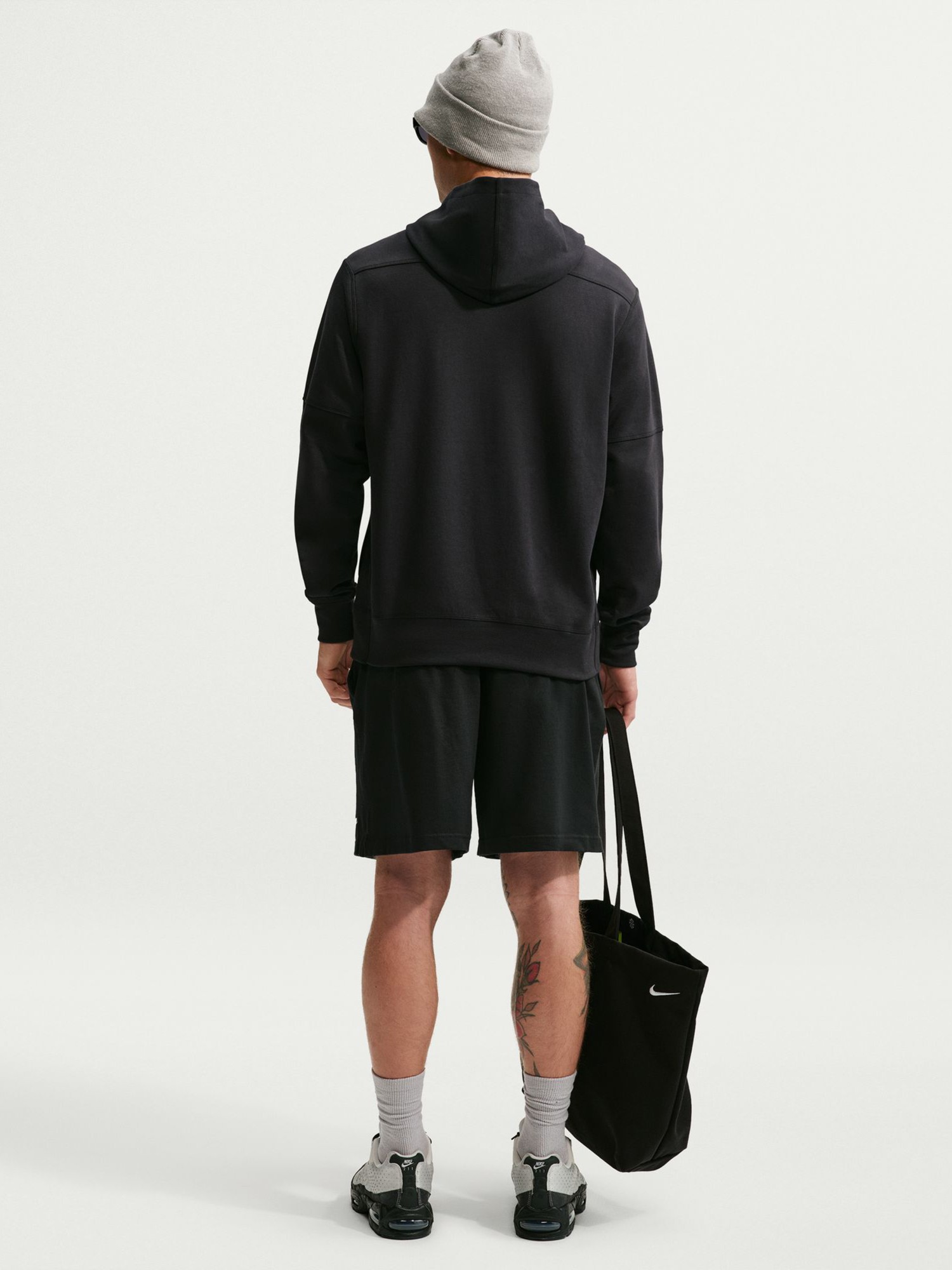 Толстовка мужская Nike M NK CLUB VARSITY HOODIE черная IO1383-010 изображение 3