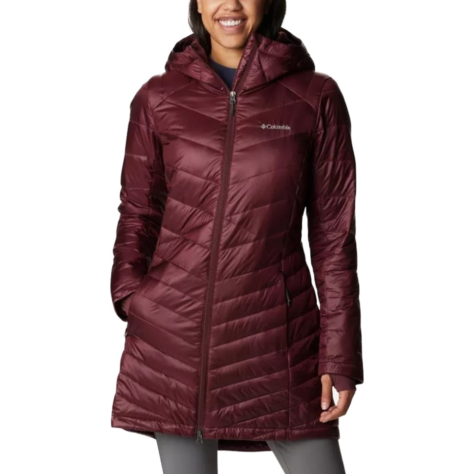 Куртка жіноча Columbia Joy Peak™ Mid Jacket бордова 1982661-671 — фото 1
