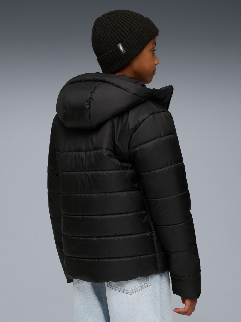 Куртка детская Puma ESS Hooded Padded Jacket черная 68522601 — фото 3 — Sport City Куртка детская Puma ESS Hooded Padded Jacket черная 68522601 — фото 3
