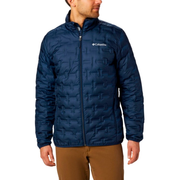 Куртка пуховая мужская Columbia Delta Ridge Down Jacket синяя 1875902-464
