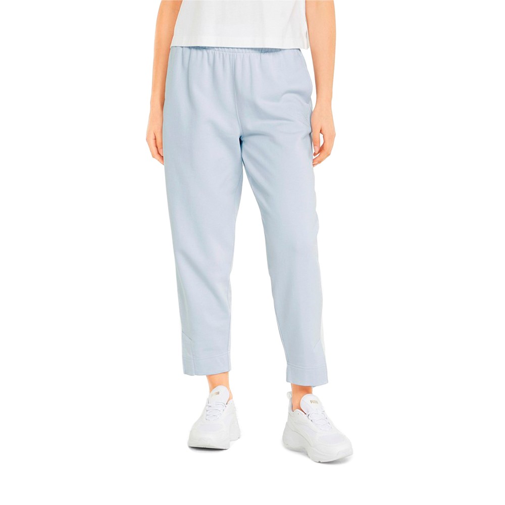 Брюки женские Puma Her High-Waist Pants голубые 84709621 изображение 1