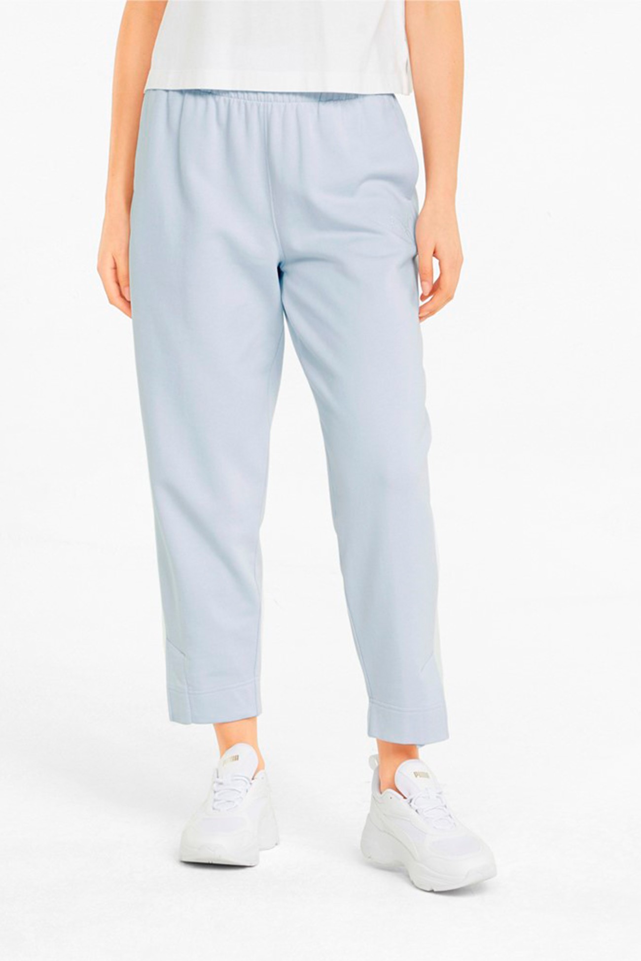 Брюки женские Puma Her High-Waist Pants голубые 84709621 изображение 2