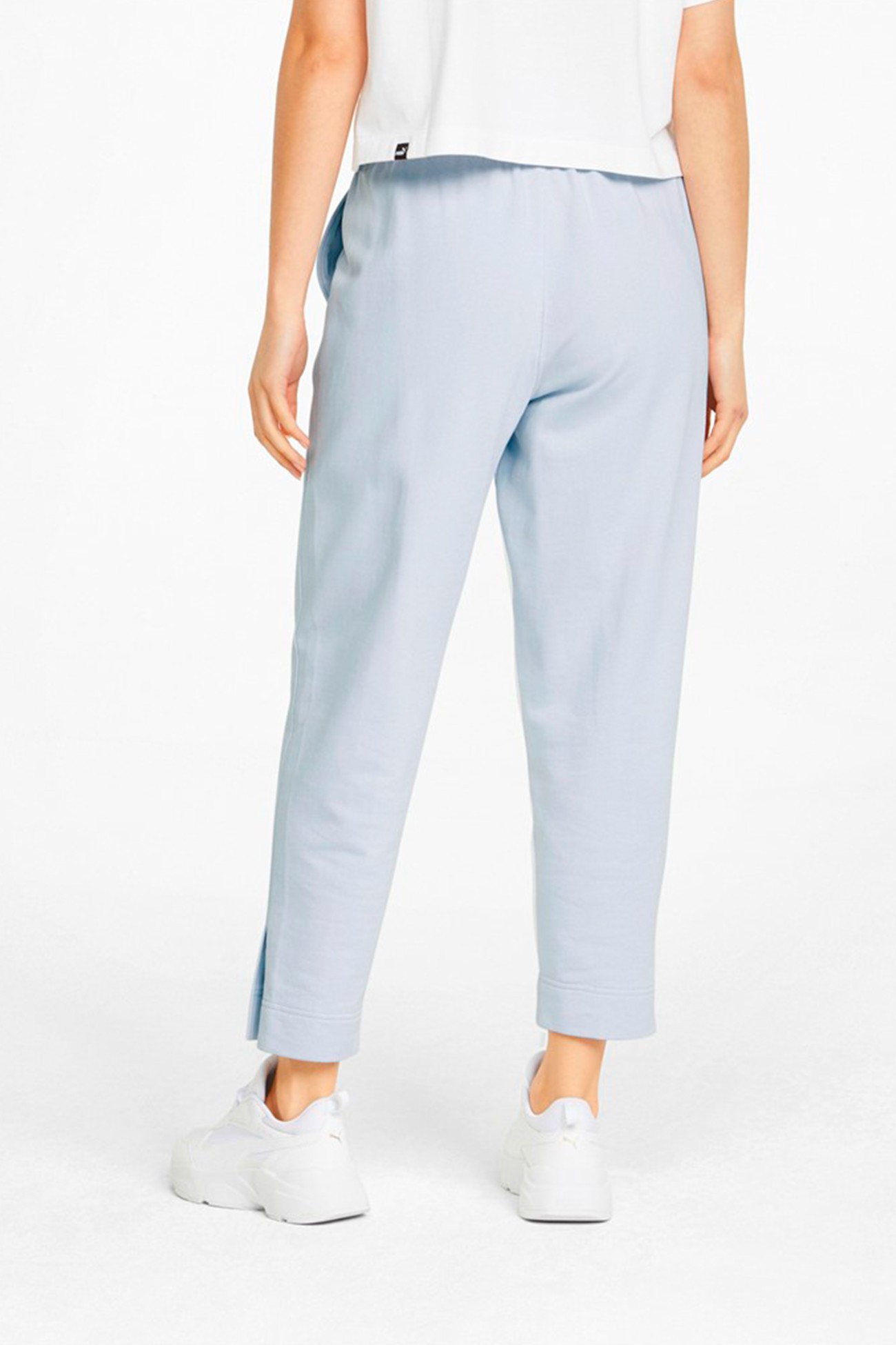 Брюки женские Puma Her High-Waist Pants голубые 84709621 изображение 3