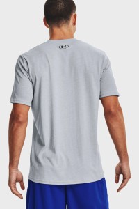 Футболка чоловіча Under Armour UA BBALL BRANDED WRDMRK SS сіра 1370233-011 изображение 4