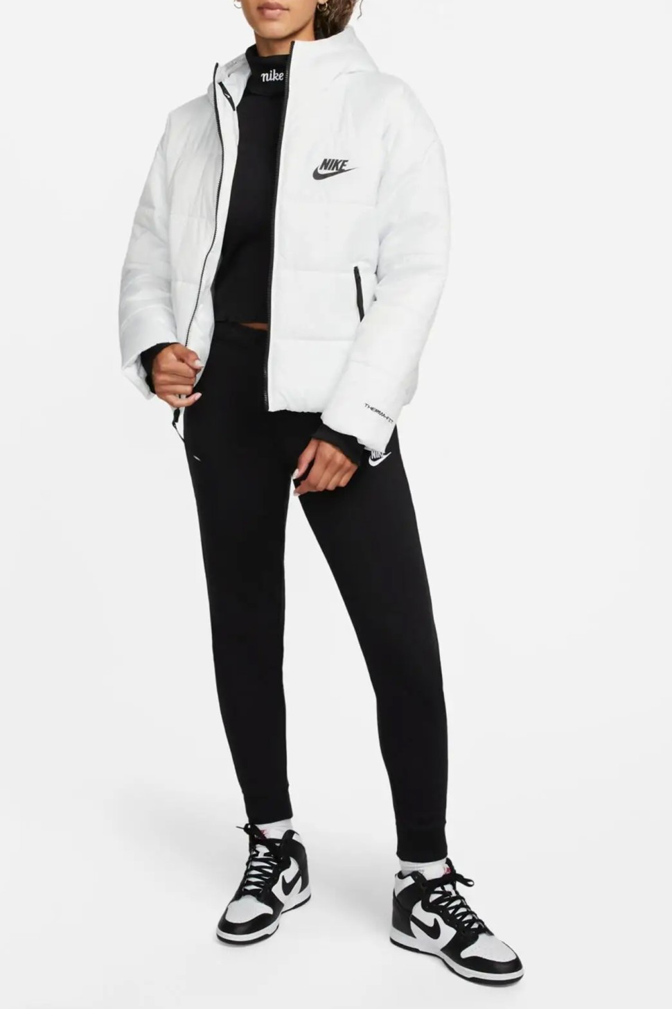 Жіноча куртка Nike W Nsw Syn Tf Rpl Hd Jkt біла DX1797-121 — фото 2