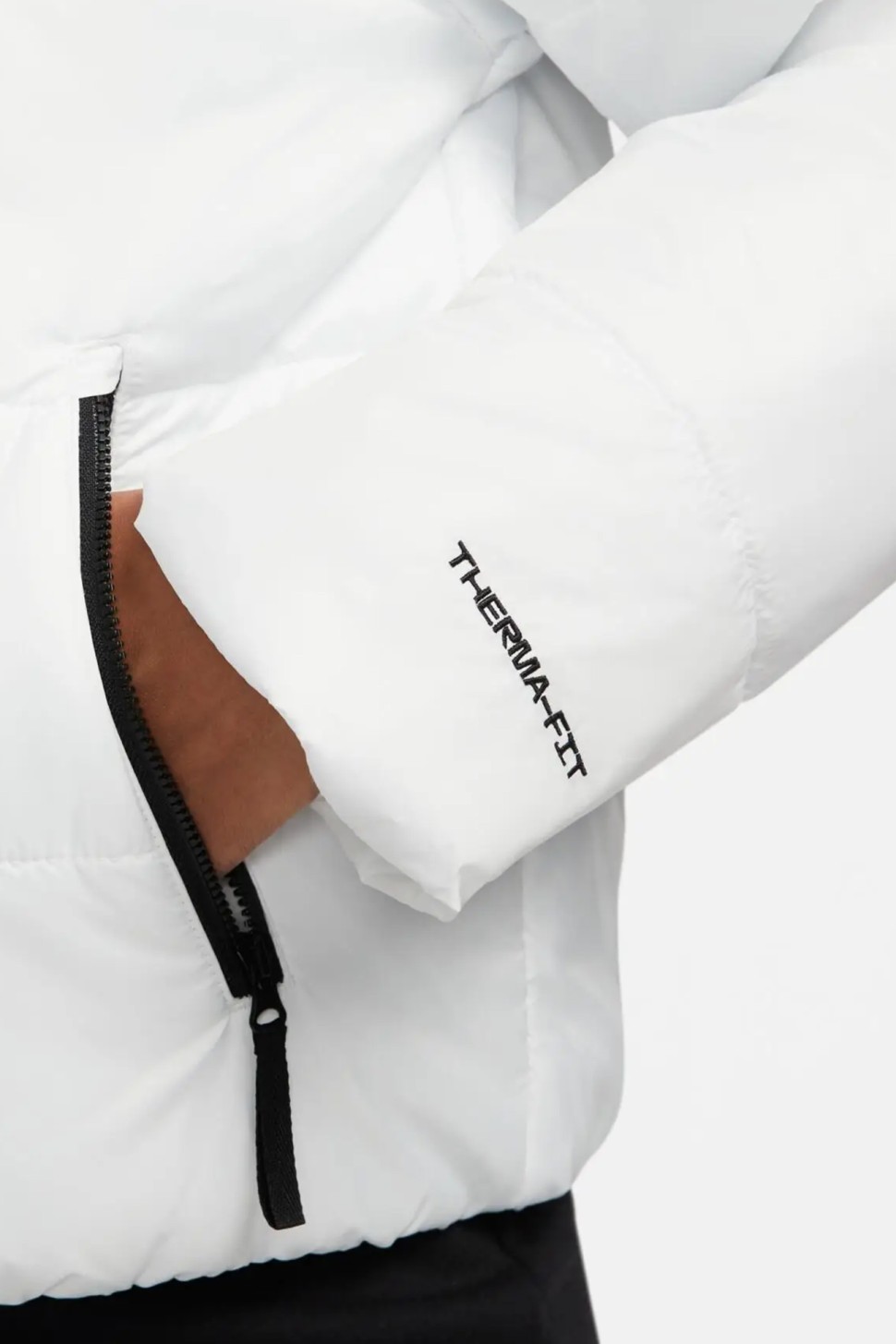Жіноча куртка Nike W Nsw Syn Tf Rpl Hd Jkt біла DX1797-121 — фото 5