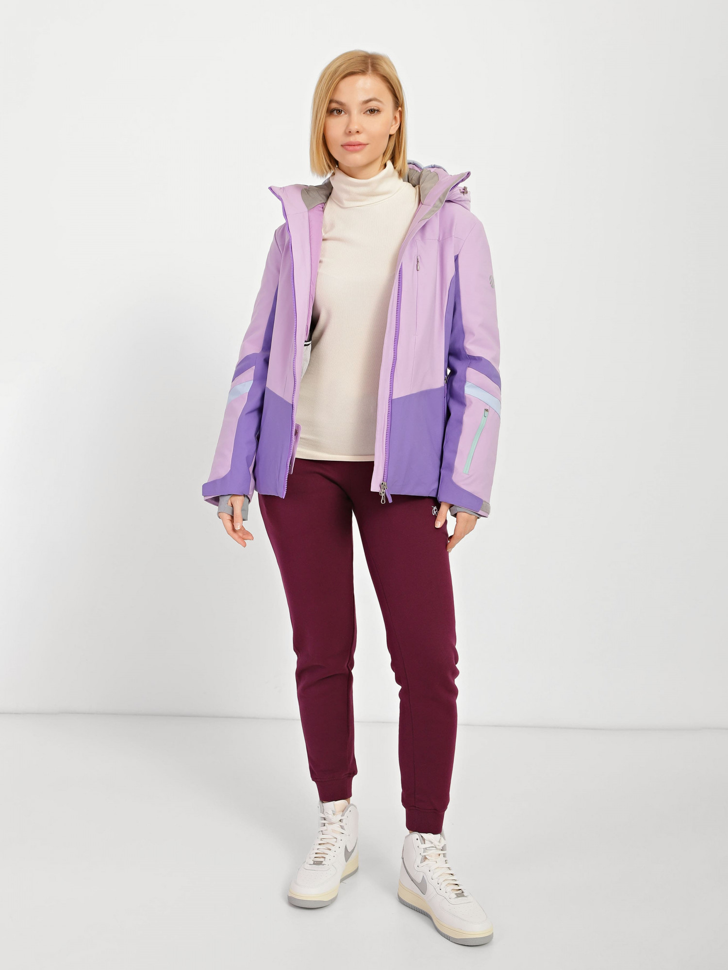 Куртка гірськолижна жіноча WHS фіолетова 552544-510 изображение 2