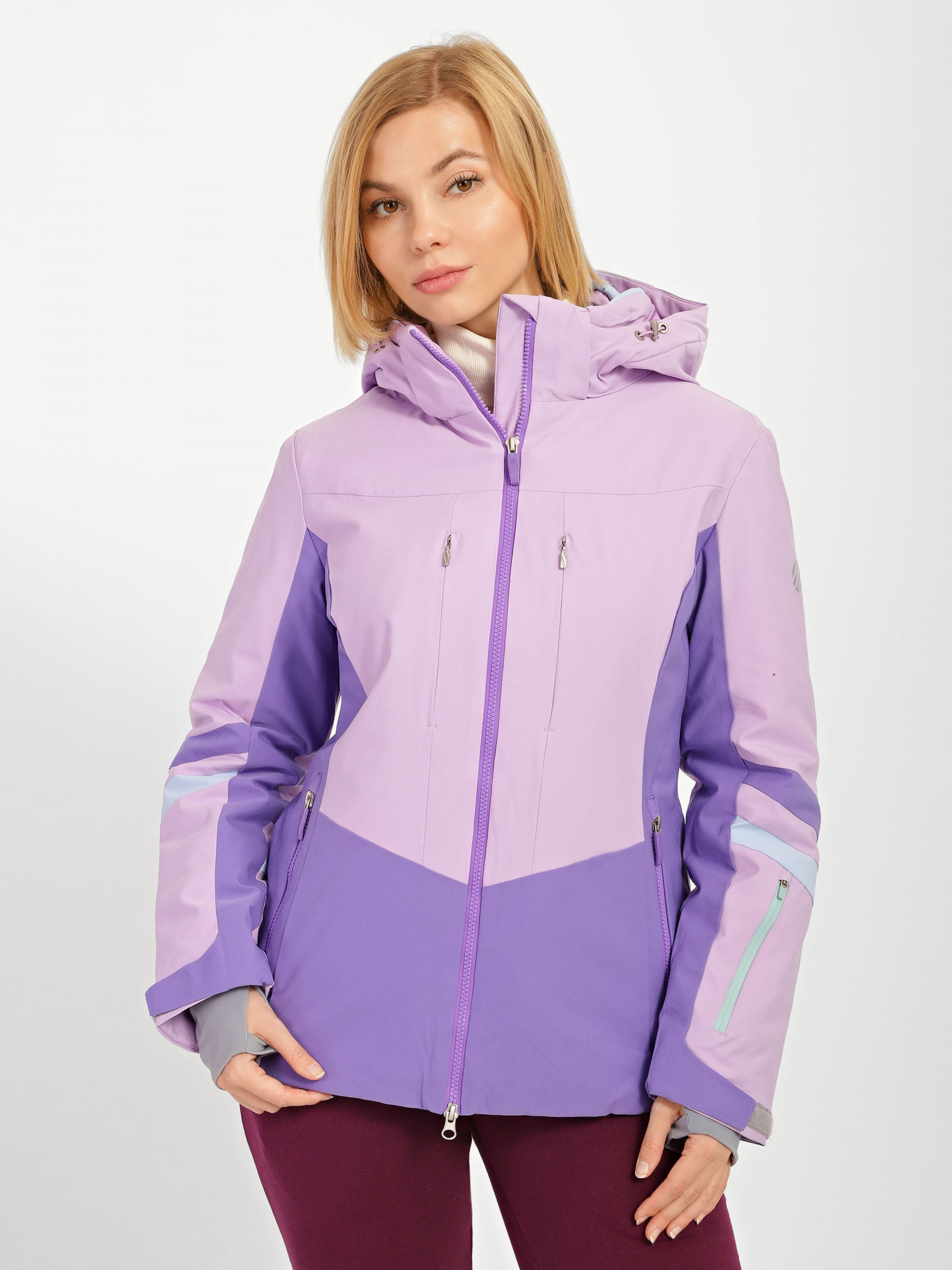 Куртка горнолыжная женская WHS фиолетовая 552544-510 изображение 3