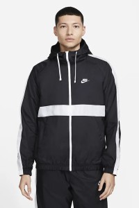 Костюм чоловічий Nike M NK CLUB WVN HD TRK SUIT чорний BV3025-013 изображение 3