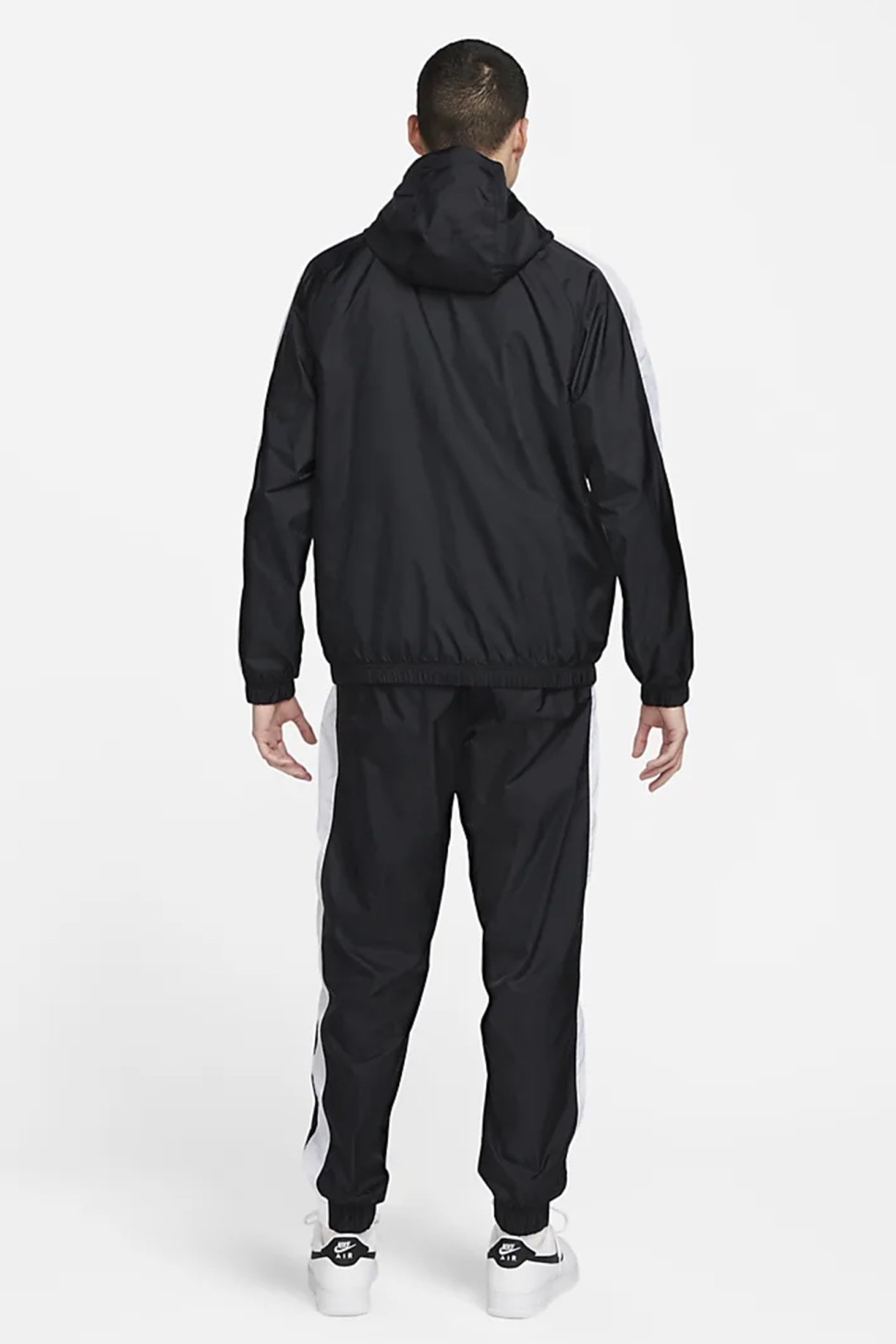Костюм чоловічий Nike M NK CLUB WVN HD TRK SUIT чорний BV3025-013 — фото 4
