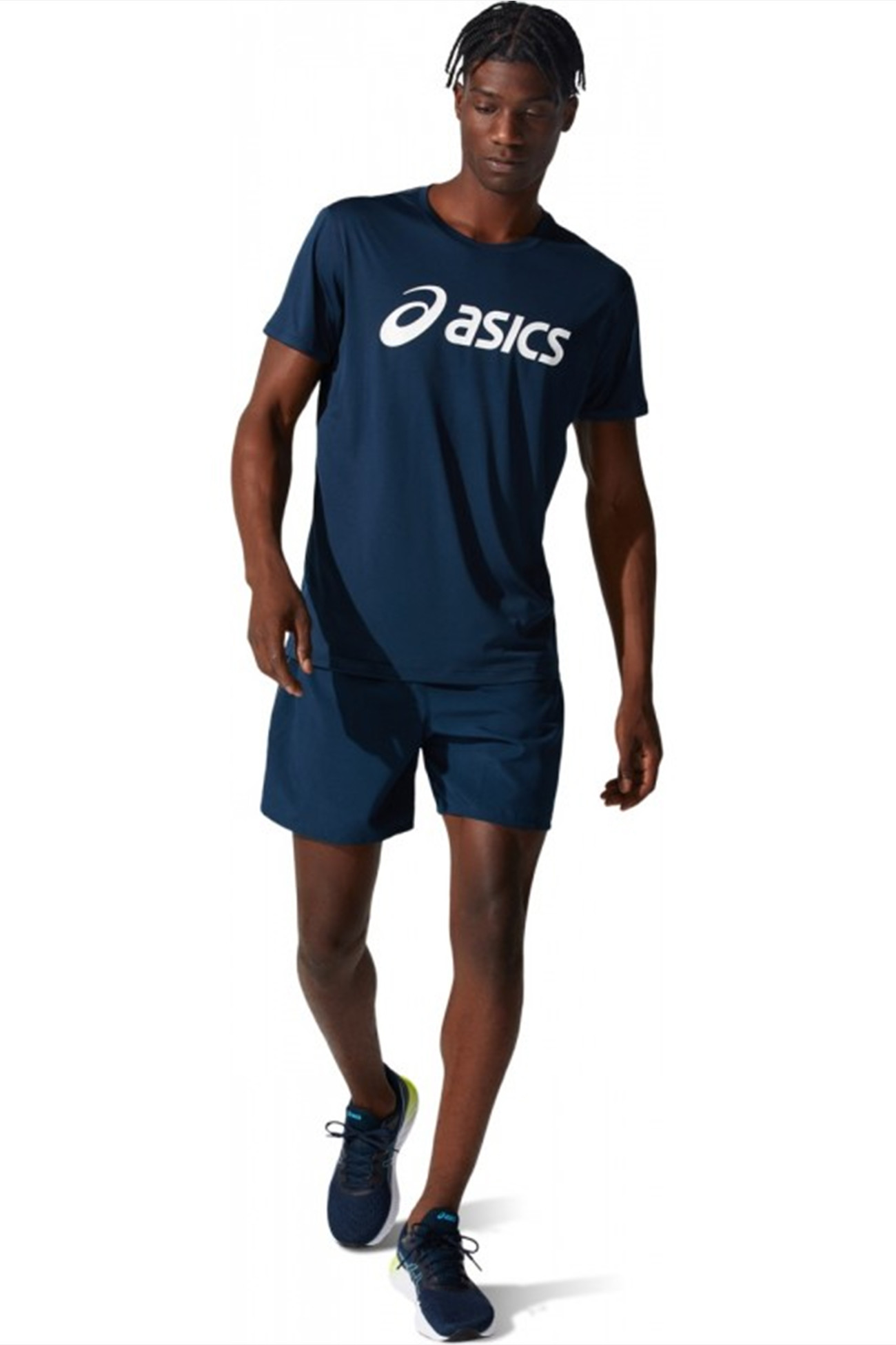 Футболка мужская Asics Core Asics Top синяя 2011C334-402 изображение 2