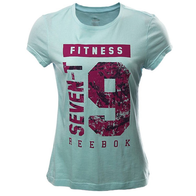 Футболка женская Reebok WOR SUPREMIUM 2.0 голубая AA9339 изображение 1