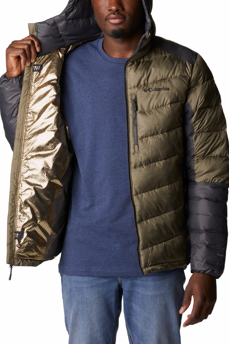 Куртка чоловіча Columbia Labyrinth Loop™ Hooded Jacket зелена 1957341-398 — фото 4