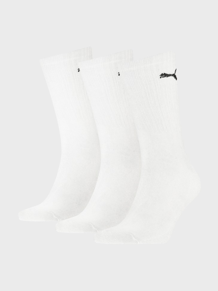 Шкарпетки   Puma SPORT CREW LIGHTWEIGHT 3P білі 90794002 изображение 3