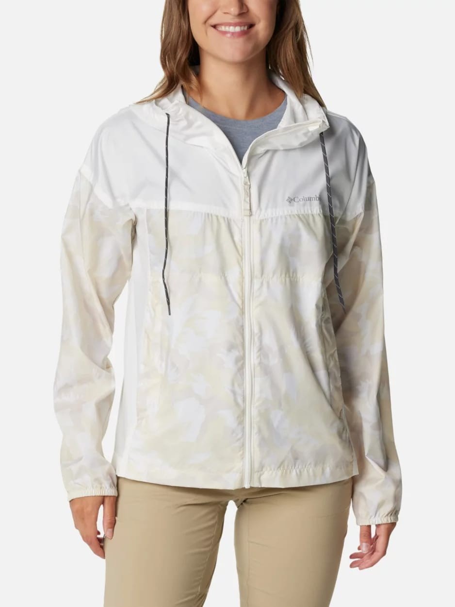Вітрівка жіноча Columbia FLASH CHALLENGER™ NOVELTY WINDBREAKER бежева 1989501-278 — фото 2