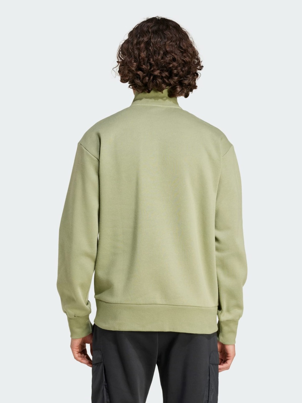 Толстовка чоловіча Adidas M CE FL HZ оливкова IY1502 — фото 3