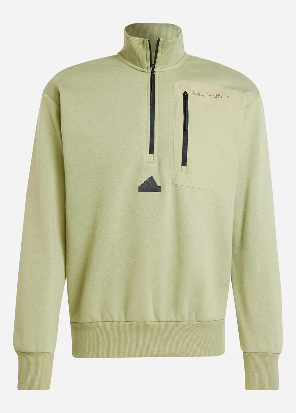 Толстовка чоловіча Adidas M CE FL HZ оливкова IY1502 — фото 7
