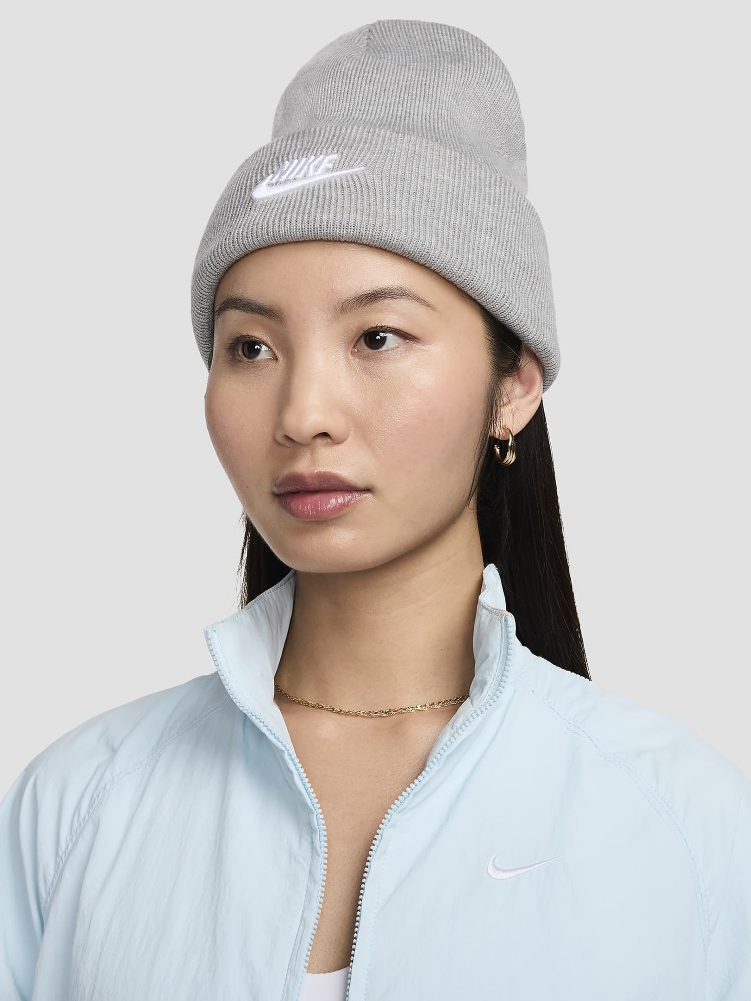 Шапка  Nike U NK PEAK BEANIE TC FUT F24 L сіра HF0186-063 изображение 2