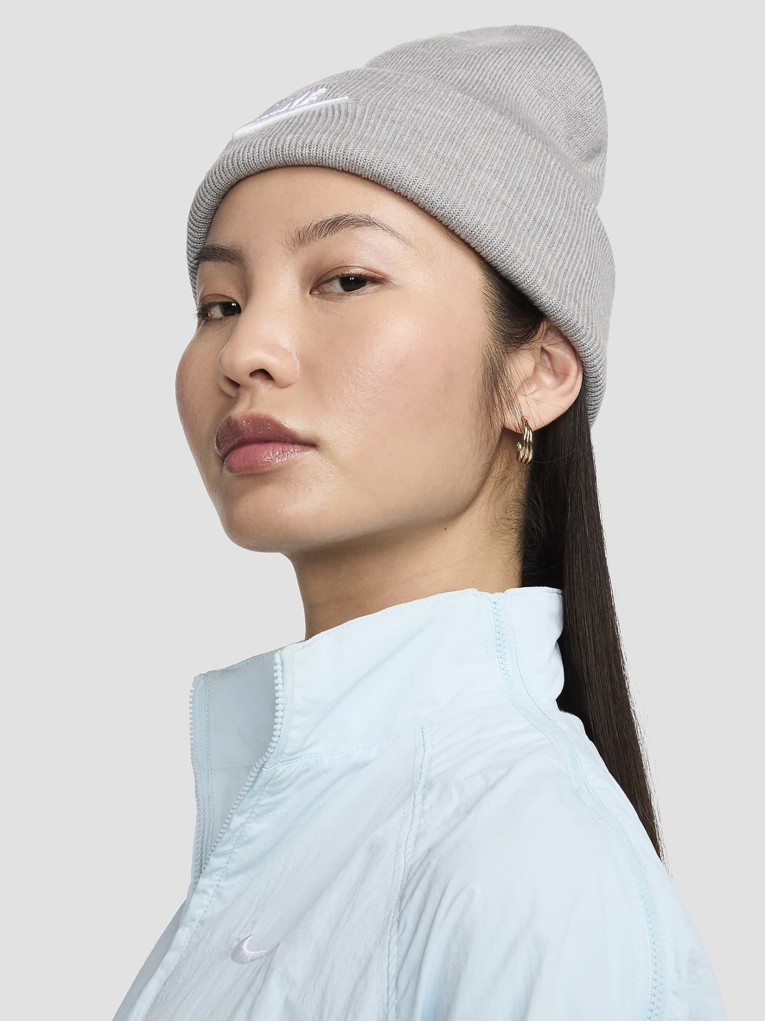 Шапка  Nike U NK PEAK BEANIE TC FUT F24 L сіра HF0186-063 изображение 4