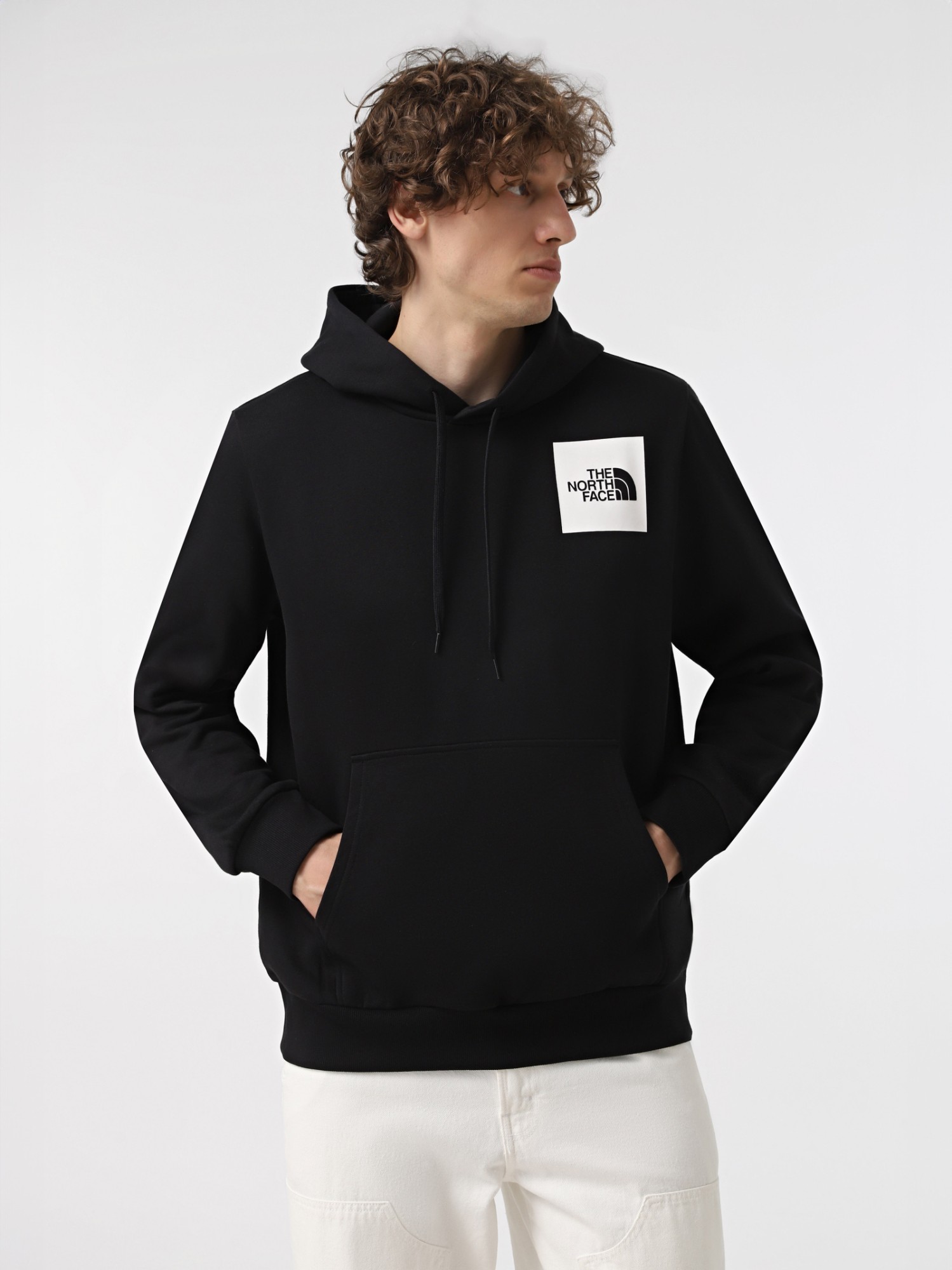 Худи мужской The North Face M FINE HOODIE черный NF0A89EUJK31 изображение 2