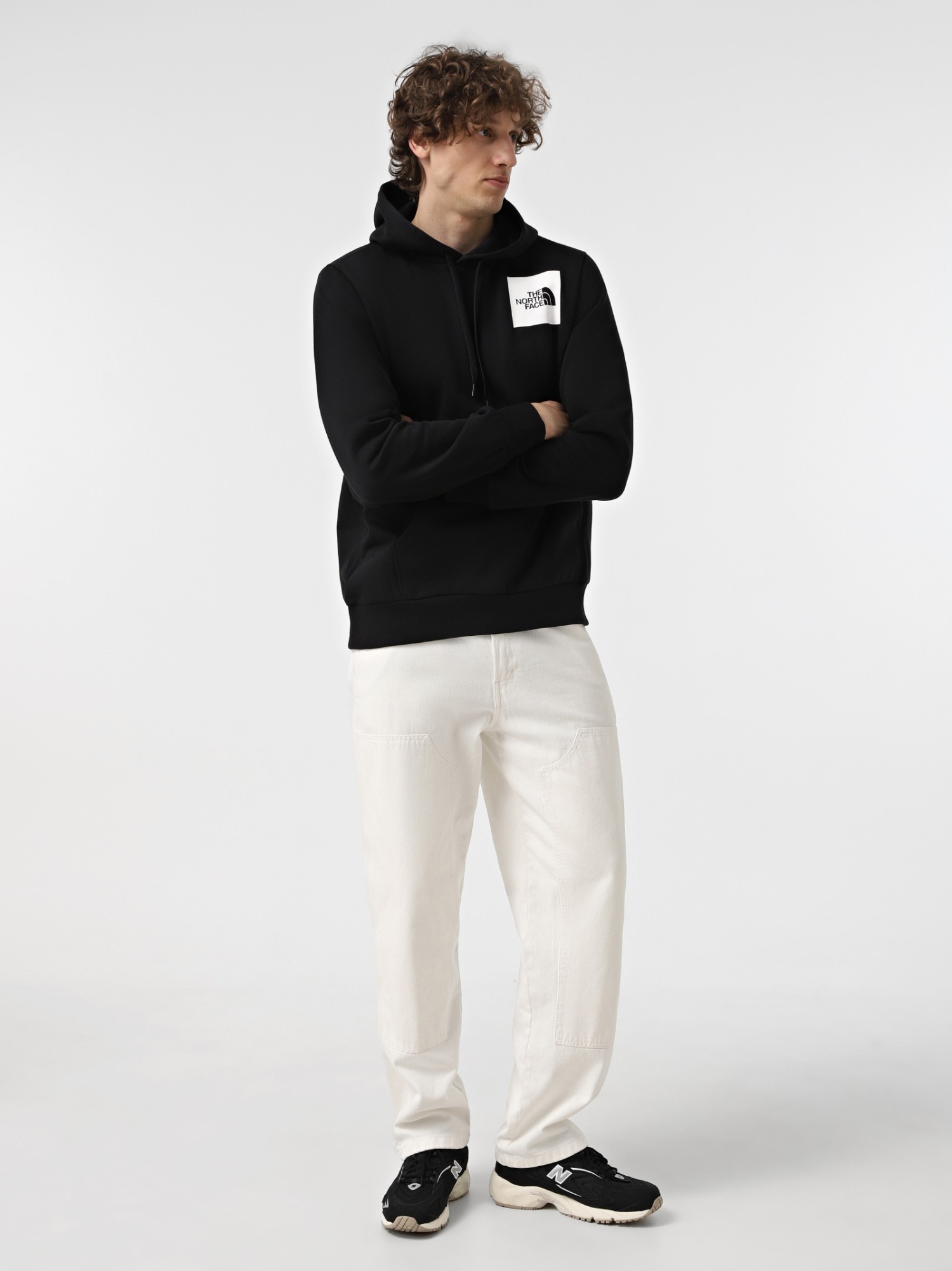 Худи мужской The North Face M FINE HOODIE черный NF0A89EUJK31 изображение 3