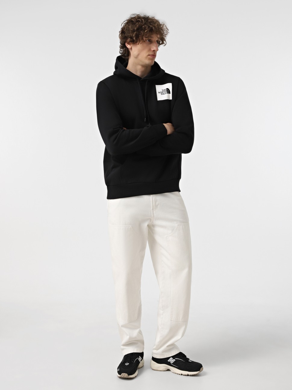 Худі чоловічий The North Face M FINE HOODIE чорний NF0A89EUJK31 — фото 3