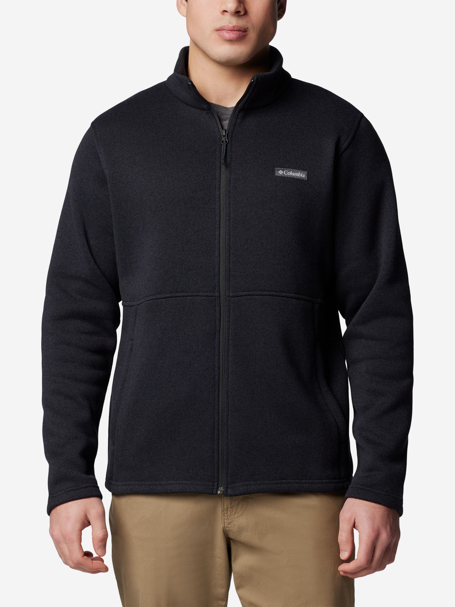 Джемпер чоловічий Columbia Alto Pass™ Full Zip Fleece чорний 2095741-010 изображение 2