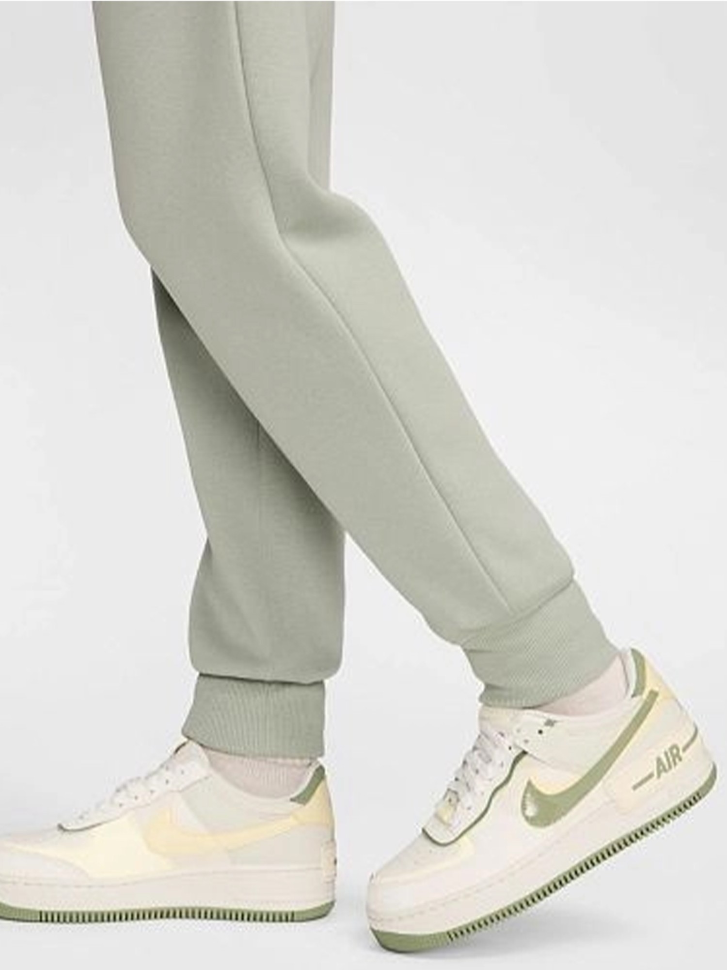 Штани жіночі Nike W NSW PHNX FLC MR STD LOGO PNT зелені HM9757-370 изображение 6