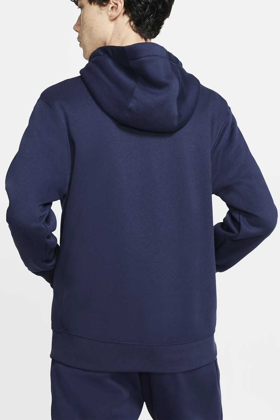 Толстовка чоловіча Nike Sportswear Club Hoodie Fz Bb синя BV2645-410 — фото 3
