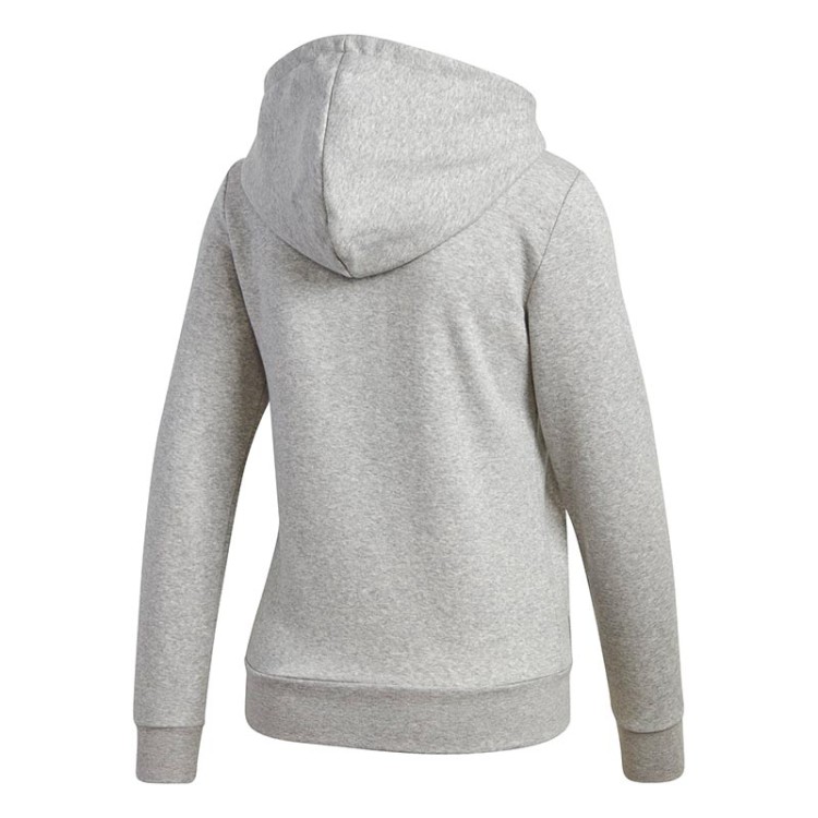 Толстовка жіноча Adidas W E Lin Fzhd Fl сіра GD2987  изображение 2