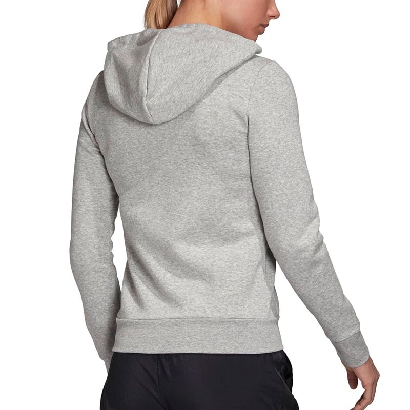 Толстовка жіноча Adidas W E Lin Fzhd Fl сіра GD2987  — фото 5