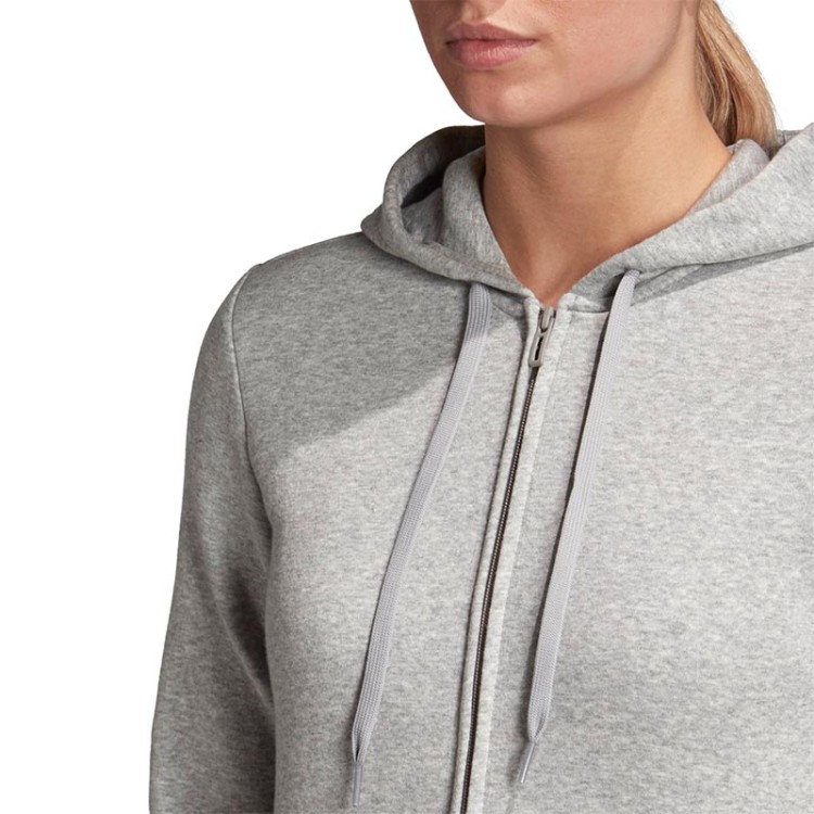Толстовка жіноча Adidas W E Lin Fzhd Fl сіра GD2987  изображение 7
