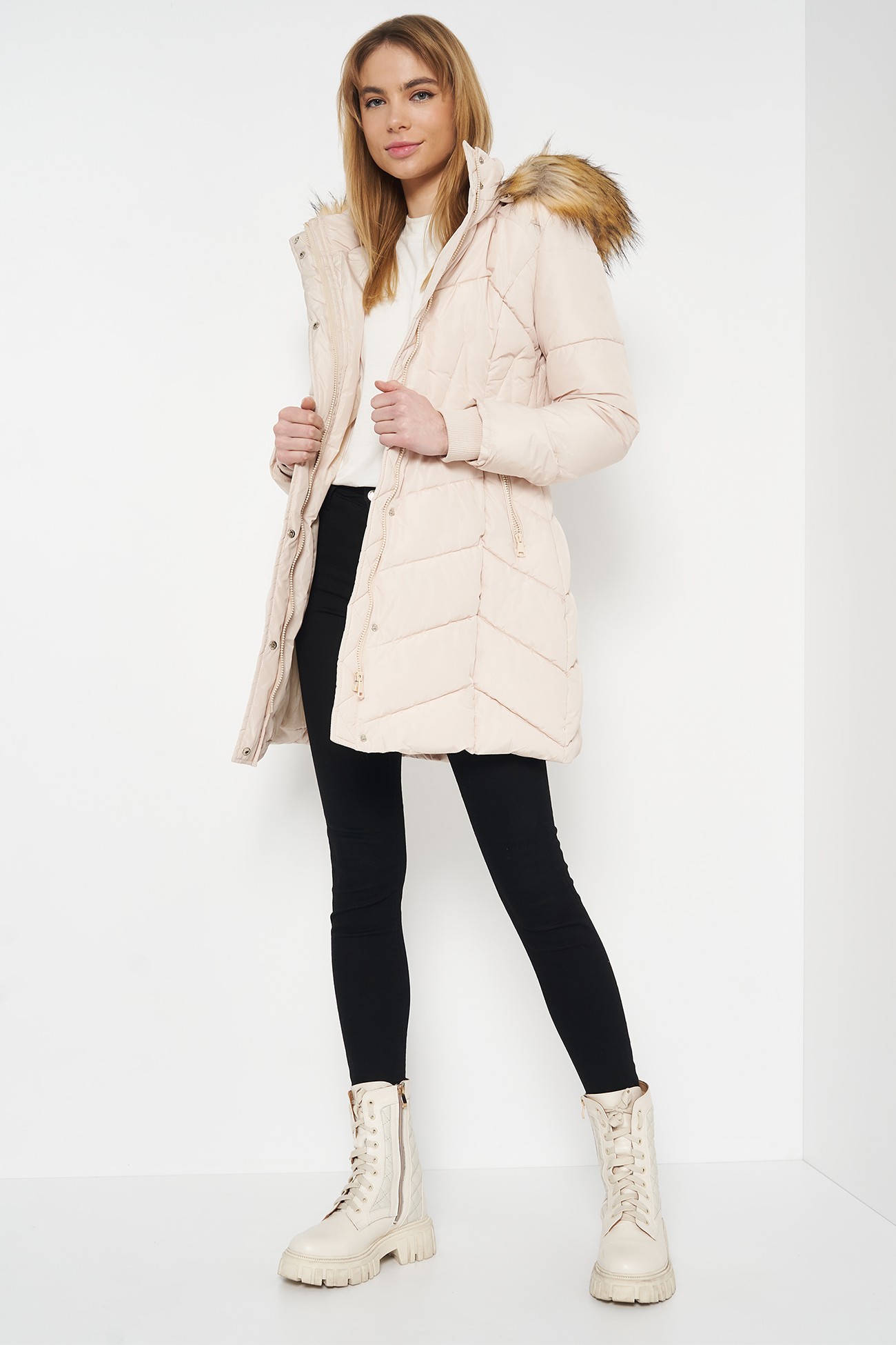 Куртка жіноча Radder Cadena бежева 310002-125 изображение 2