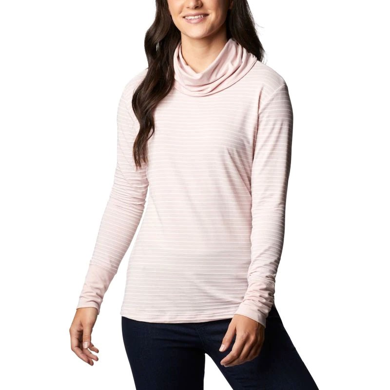 Толстовка жіноча Columbia  Essential Elements™ Striped LS Shirt рожева 1907131-618 — фото 1