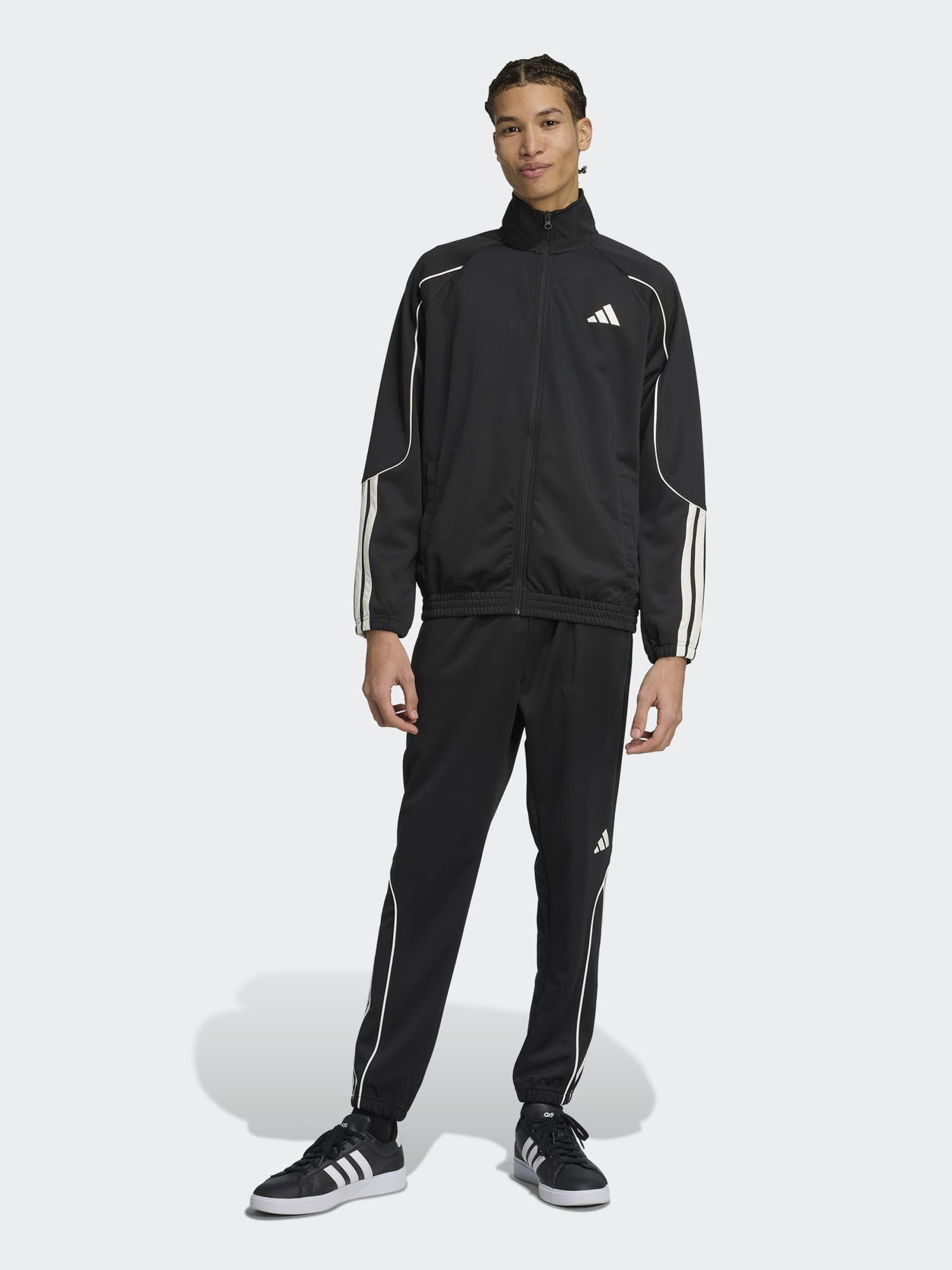 Костюм чоловічий Adidas M 3S STADIUM TS чорний JN1817 изображение 2