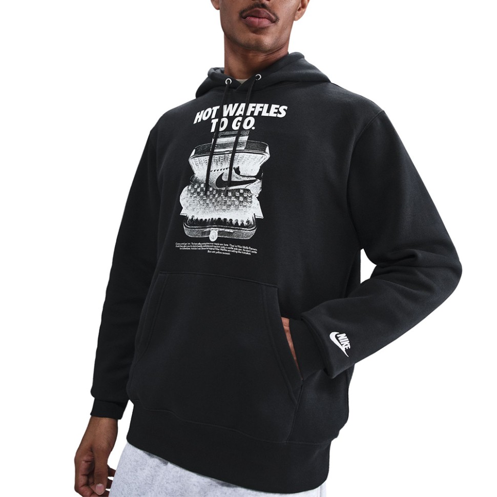 Толстовка мужская Nike M NK CLUB BB GX HOODIE REISSUE черная HV0852-010 изображение 1