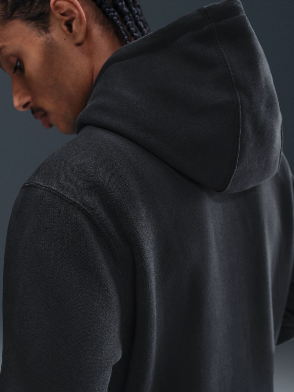 Толстовка чоловіча Nike M NK CLUB BB GX HOODIE REISSUE чорна HV0852-010 — фото 3