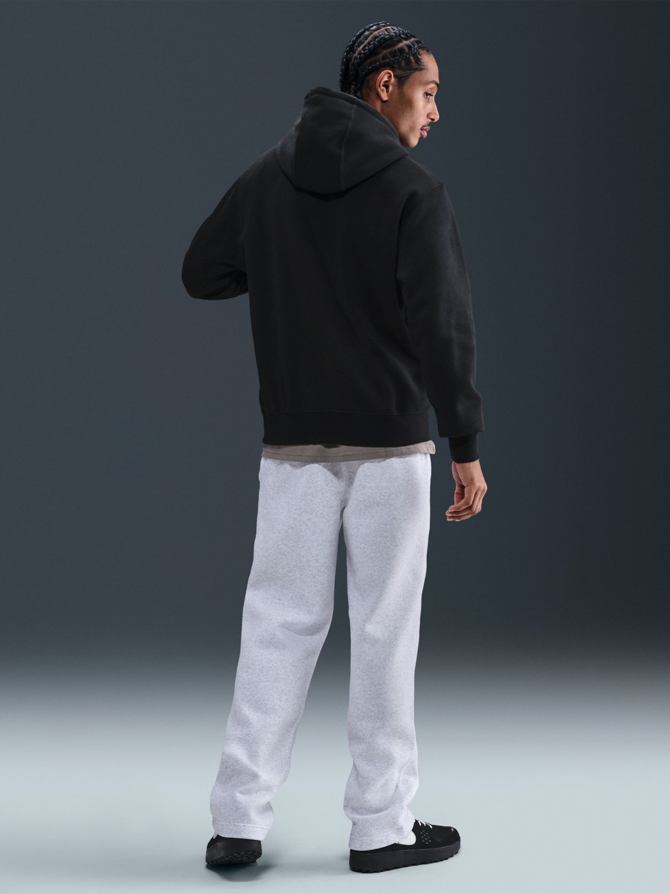 Толстовка чоловіча Nike M NK CLUB BB GX HOODIE REISSUE чорна HV0852-010 — фото 6