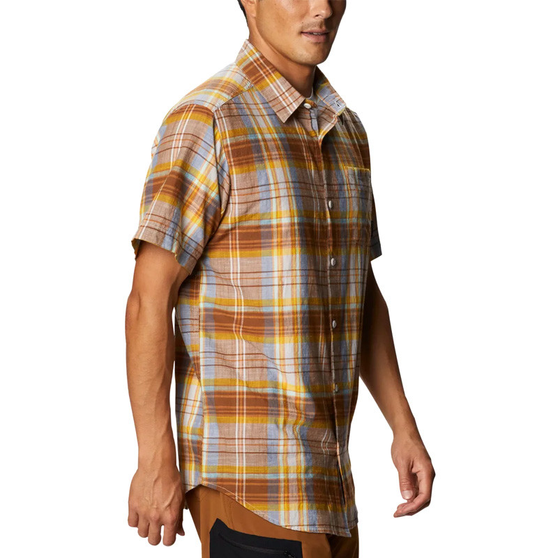 Рубашка мужская Columbia Under Exposure ™ YD Short Sleeve Shirt Коричневый 1715221-235 изображение 3