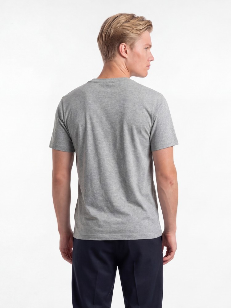 Футболка мужская Puma GRAPHIC Wording Tee серая 69177503 изображение 4