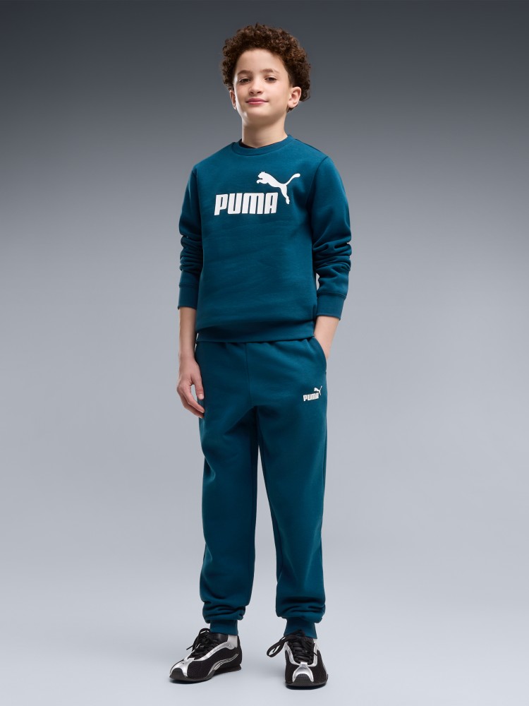 Костюм дитячий Puma ESS No.1 Logo Crew Sweat Suit FL B зелений 68972136 изображение 2