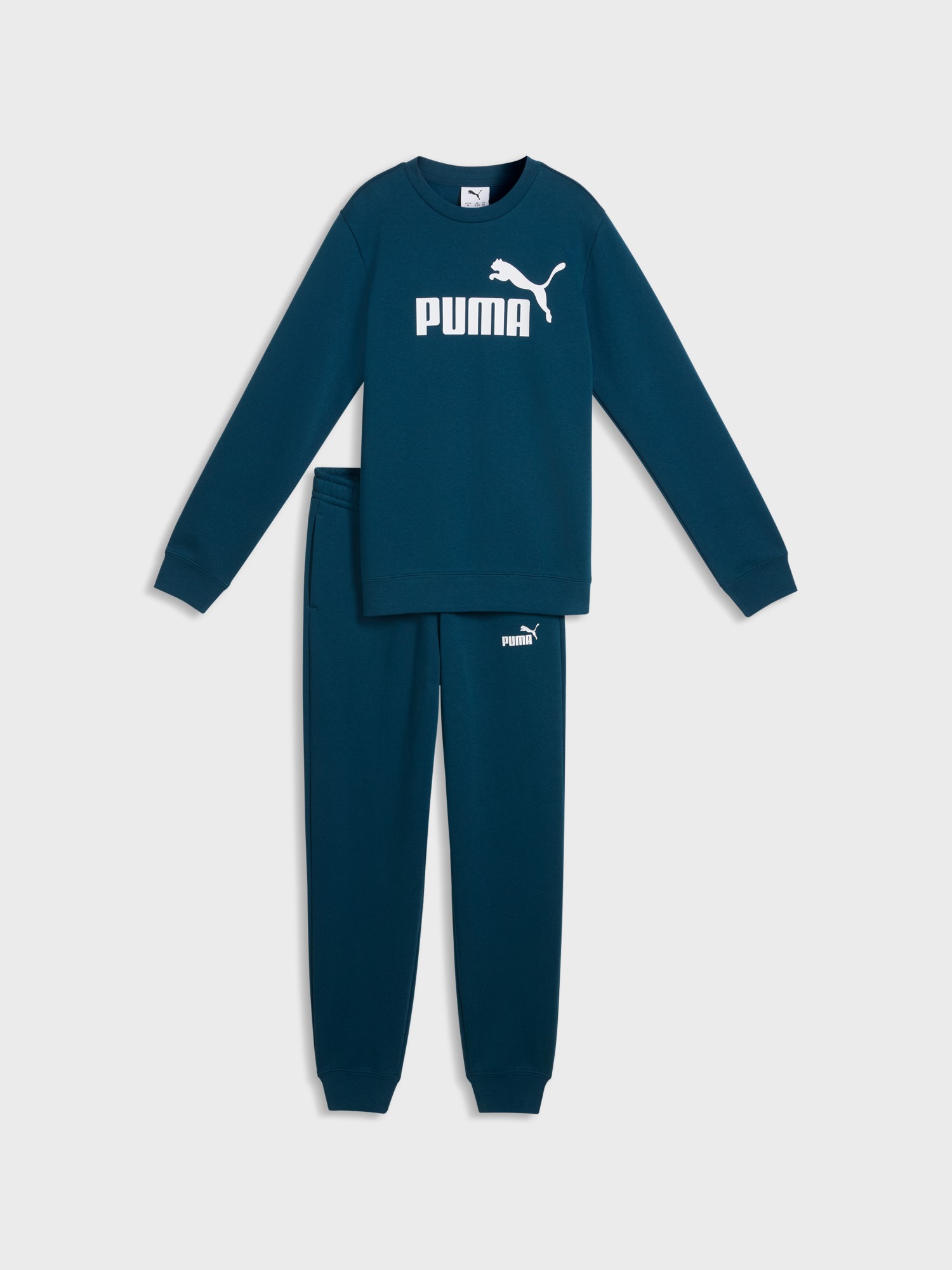 Костюм дитячий Puma ESS No.1 Logo Crew Sweat Suit FL B зелений 68972136 изображение 5