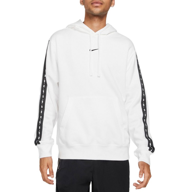 Толстовка чоловіча Nike M Nsw Repeat Flc Po Hoodie Bb біла DM4676-100  изображение 1