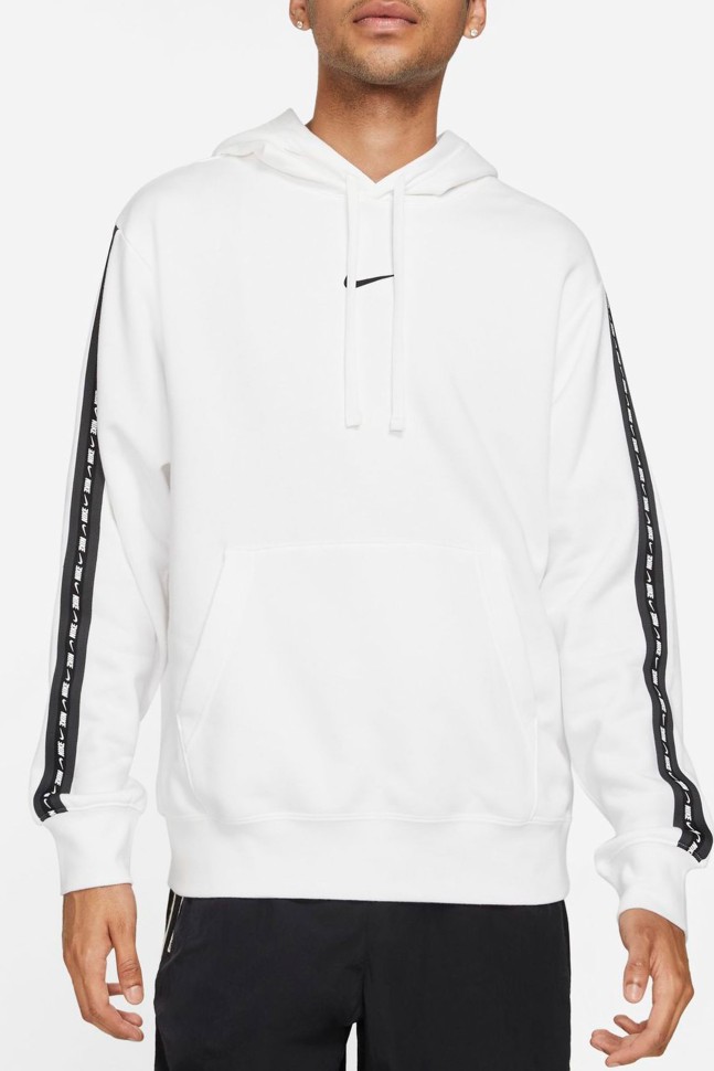 Толстовка чоловіча Nike M Nsw Repeat Flc Po Hoodie Bb біла DM4676-100  изображение 2