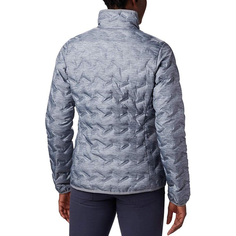 Куртка пуховая женская Columbia Delta Ridge Down Jacket серая 1875921-032 изображение 2