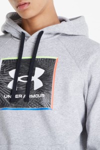 Толстовка мужская Under Armour UA Rival Flc Graphic Hoodie серая 1370349-011 изображение 2