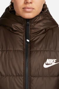 Куртка жіноча Nike W Nsw Syn Tf Rpl Hd Jkt коричнева DX1797-237 изображение 4