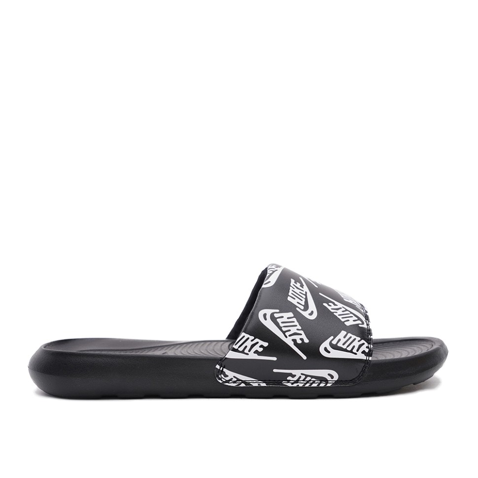 Пляжне взуття чоловіче Nike NIKE VICTORI ONE SLIDE PRINT чорне CN9678-008 — фото 1